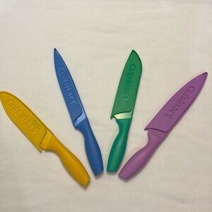Cuisinart Knife Set of 4 With Blade Covers- Used
